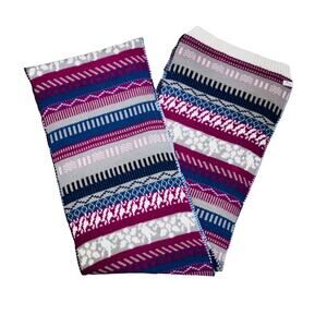 Levi’s Purple Pink White Colorful Scarf